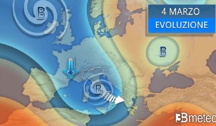 Meteo, ancora maltempo con pioggia e nev