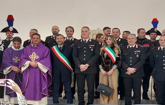 ROCCASECCA, LA CHIESA DELL’ASSUNTA HA OSPITATO IL PRECETTO PASQUALE DELLA COMPAGNIA DEI CARABINIERI DI PONTECORVO