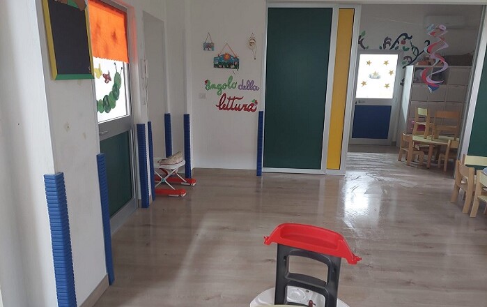 ROCCASECCA, TERMINATI IN TEMPO RECORD I LAVORI DI POTENZIAMENTO DEI SISTEMI ANTINCENDIO ALL’ASILO NIDO RAGGI DI SOLE