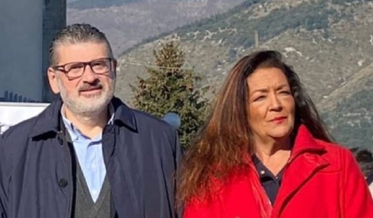 Reparto di medicina legale di Sora. Confronto tra la direttrice Pulvirenti e il Presidente del Consiglio Provinciale, Gianluca Quadrini.