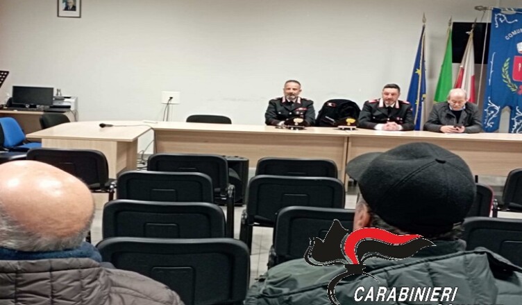 Truffe e furti in abitazione, incontro informativo dei Carabinieri con la popolazione di Acuto
