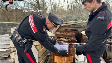 ausonia SEQUESTRO DISCARICA CARABINIERI