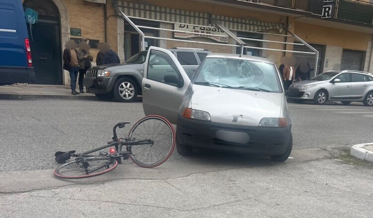 ciclista investito sora