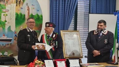 Coreno Ausonio Carabiniere festeggia i cento anni