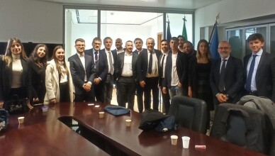 Incontro a Bruxelles tra il Presidente del Consiglio Regionale del Lazio, Anci Lazio e Ance Frosinone
