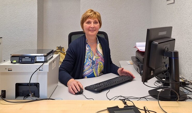 Maria Grazia Scocchi, dipendente di Poste Italiane e attualmente direttrice dell’ufficio postale di Filettino