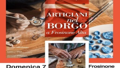 artigiani nel borgo a Frosinone Alta...