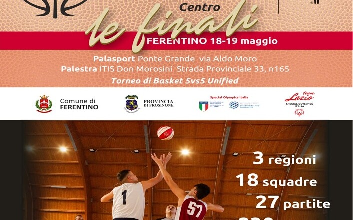 Basket, al via a Ferentino (FR) le finali del Centro Italia di Special Olympics