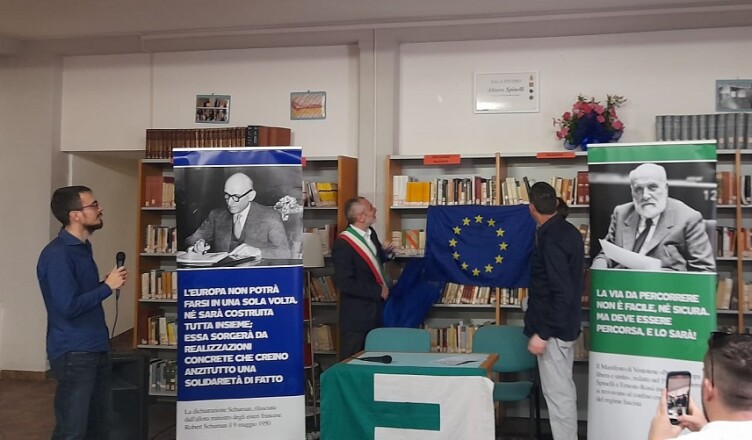 Cori_Intitolata ad Altiero Spinelli la sala lettura della biblioteca