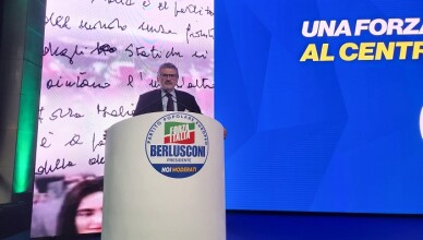 Forza Italia annuncia l'avvio della campagna elettorale per le elezioni europee. Gianluca Quadrin