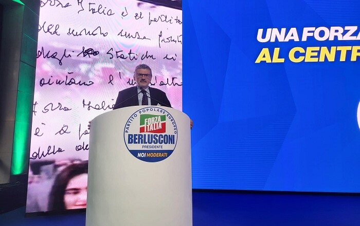 Forza Italia annuncia l'avvio della campagna elettorale per le elezioni europee. Gianluca Quadrin