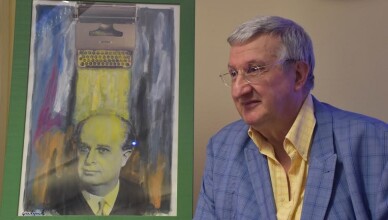 Guadagnuolo con il ritratto di Adriano Olivetti