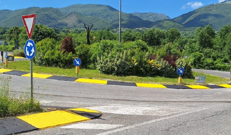 Lavori rotatoria Superstrada SORA