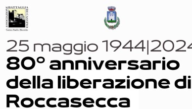 ROCCASECCA RICORDA l’80° ANNIVERSARIO DELLA LIBERAZIONE DAL NAZIFASCISMO
