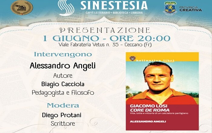 Sinestesia si ricorda Giacomo Losi Core de Roma