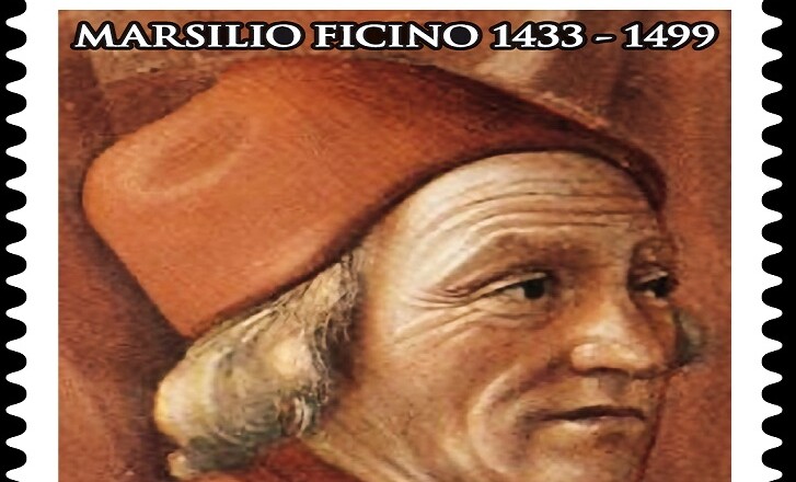 francobollo commemorativo di Marsilio Ficino