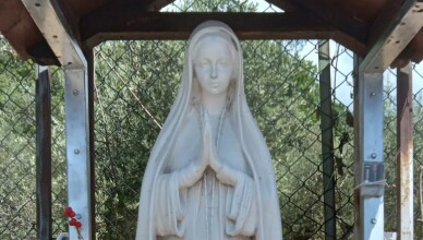 inaugurazione statua madonna selva sora mezzano