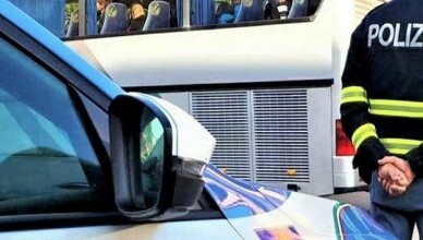 polizia controlli pullman scuole