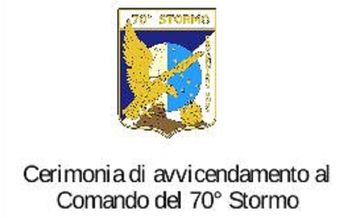 CERIMONIA DI PASSAGGIO DI CONSEGNE AL COMANDO DEL 70° STORMO