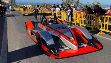 Il pilota Ciociaro Alberto Scarafone alla Trento - Bondone
