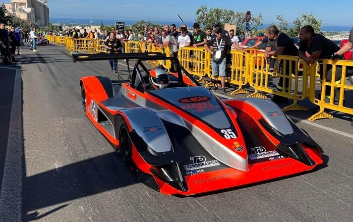Il pilota Ciociaro Alberto Scarafone alla Trento - Bondone