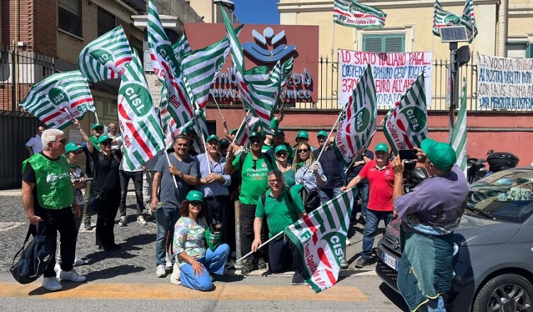 Ospedale Bambino Gesù, lavoratori in presidio alla sede OpbgCisl Fp Lazio