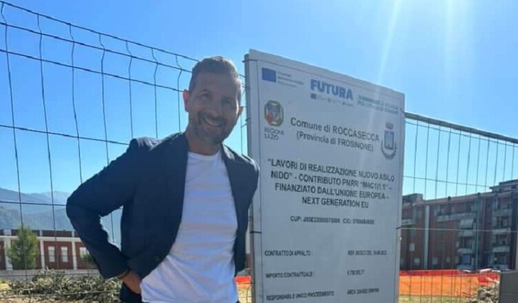 ROCCASECCA, AL VIA IL CANTIERE PER IL NUOVO ASILO NIDO