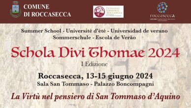 UNA SCUOLA ESTIVA PER APPROFONDIRE IL PENSIERO DI SAN TOMMASO D’AQUINO