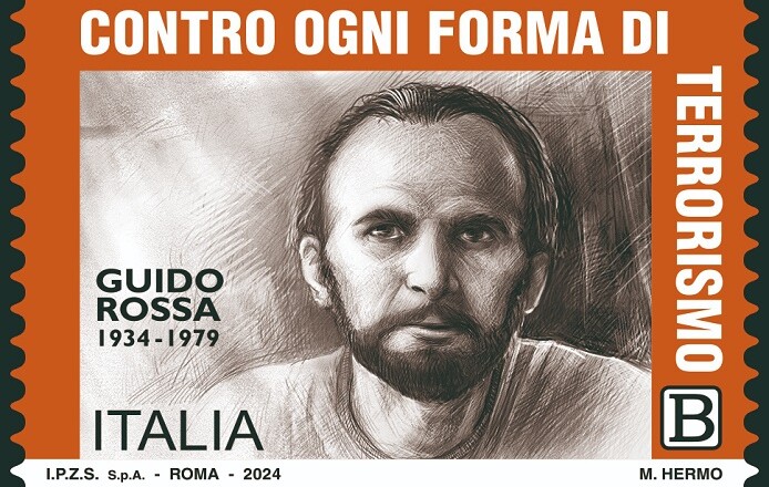 francobollo ordinario dedicato a Guido Rossa