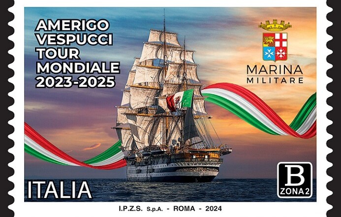 AMERIGO VESPUCCI FRANCOBOLLO