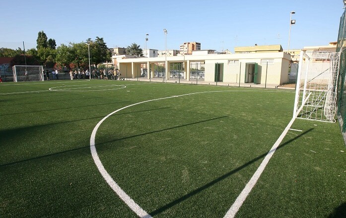 Cisterna, Sindaco Mantini inaugura campetti sportivi comunali adiacenti alla scuola Plinio