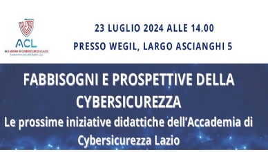 Cybersicurezza Lazio al WeGil
