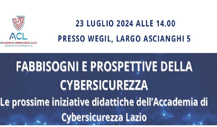 Cybersicurezza Lazio al WeGil