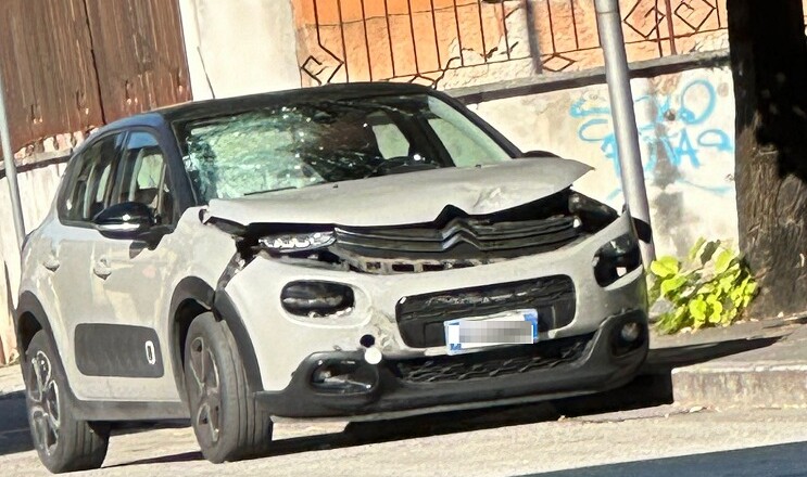 incidente vicino ex ospedale sora