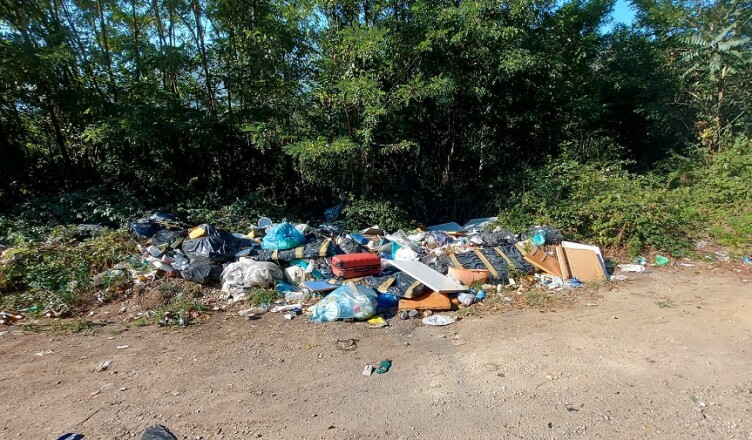 Anagni rifiuti abbandonati lungo la SP 11