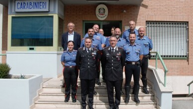 IL COMANDANTE PROVINCIALE CARABINIERI IN VISITA ALLA COMPAGNIA