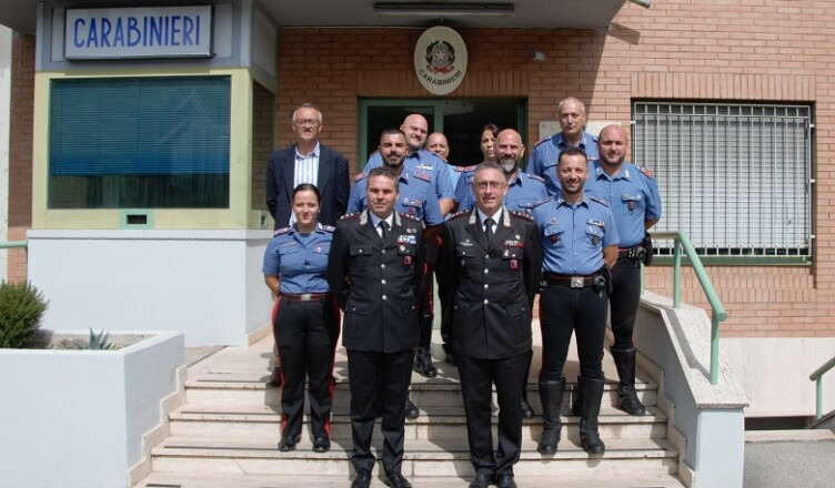 IL COMANDANTE PROVINCIALE CARABINIERI IN VISITA ALLA COMPAGNIA
