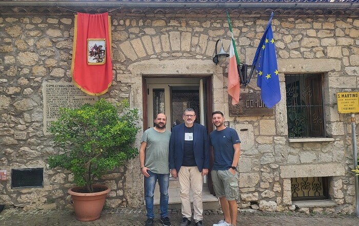 Il Presidente del Consiglio Provinciale Quadrini in visita a Vico Nel Lazio