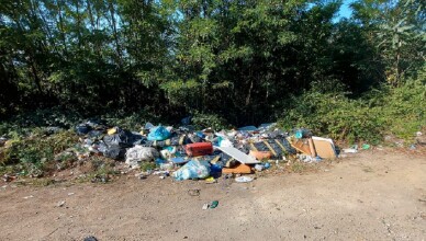 Rifiuti abbandonati lungo la SP 11 ferentino