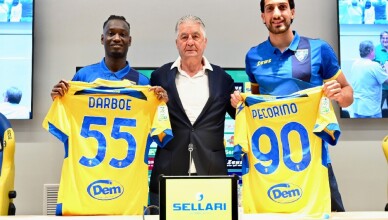 frosinone calciopresentazione darboe e pecorino