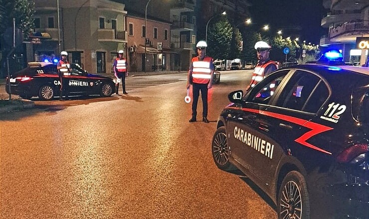 Controlli anti-movida del fine settimana