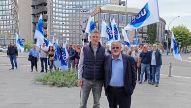 GIULIANO E CAPONE IN PIAZZA REGIONE LAZIO