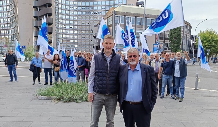 GIULIANO E CAPONE IN PIAZZA REGIONE LAZIO