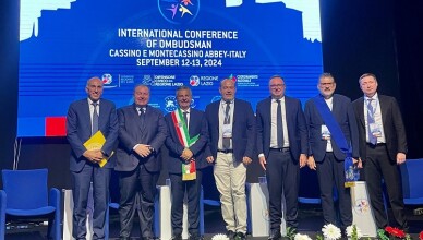 Il Presidente del Consiglio della Provincia di Frosinone partecipa alla Conferenza Internazionale dei Difensori Civici a Cassino