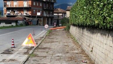 LAVORI DI MANUTENZIONE STRAORDINARIA PER LA VIABILITÀ SULLA SR 82 NEL COMUNE DI ARPINO
