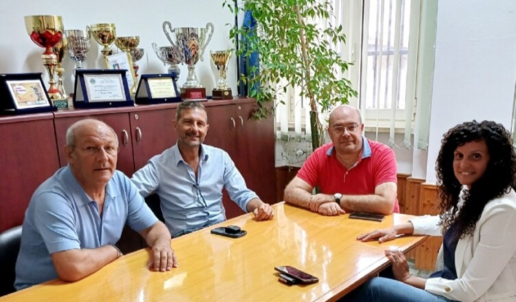 ROCCASECCA, IL SINDACO SACCO INCONTRA IL NUOVO DIRIGENTE SCOLASTICO DELL'ISTITUTO OMNICOMPRENSIVO, PROFESSOR ANTONIO TUBIELLO