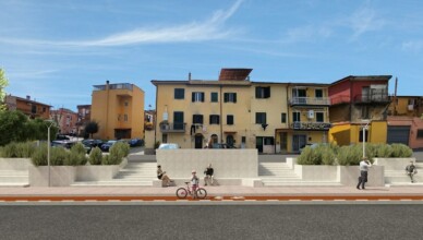 Scalinata via Bruno e viale America