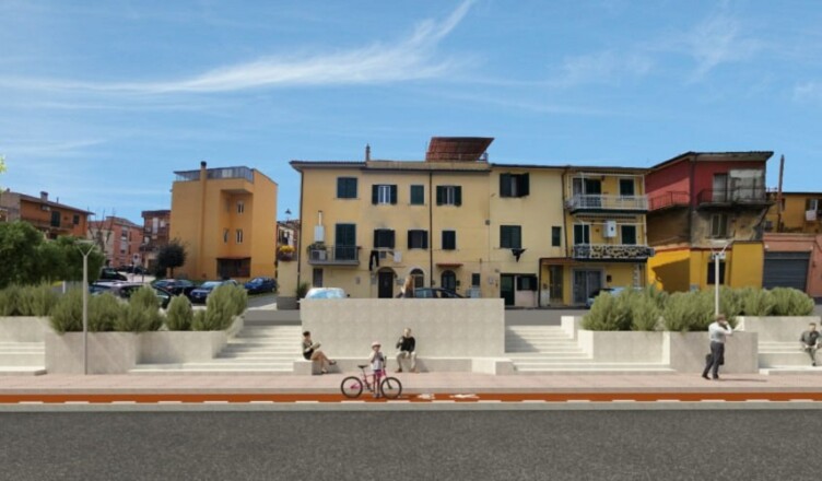 Scalinata via Bruno e viale America