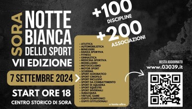 sora notte bianca sport 2024