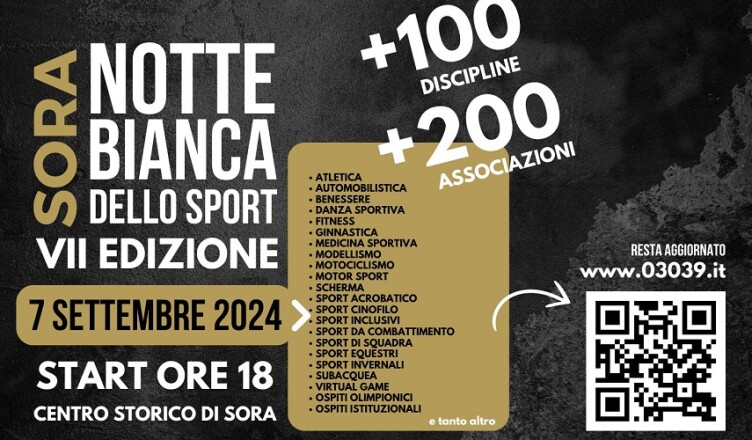 sora notte bianca sport 2024